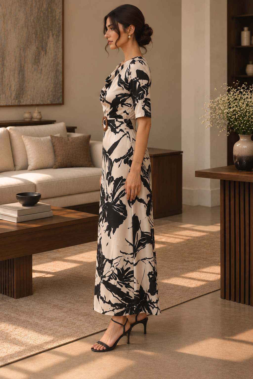 Wrap-style Dress
