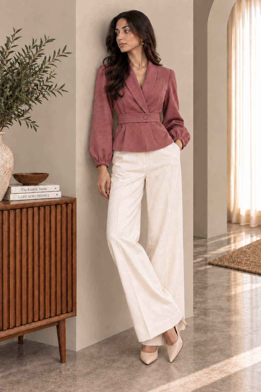 Coat-style top