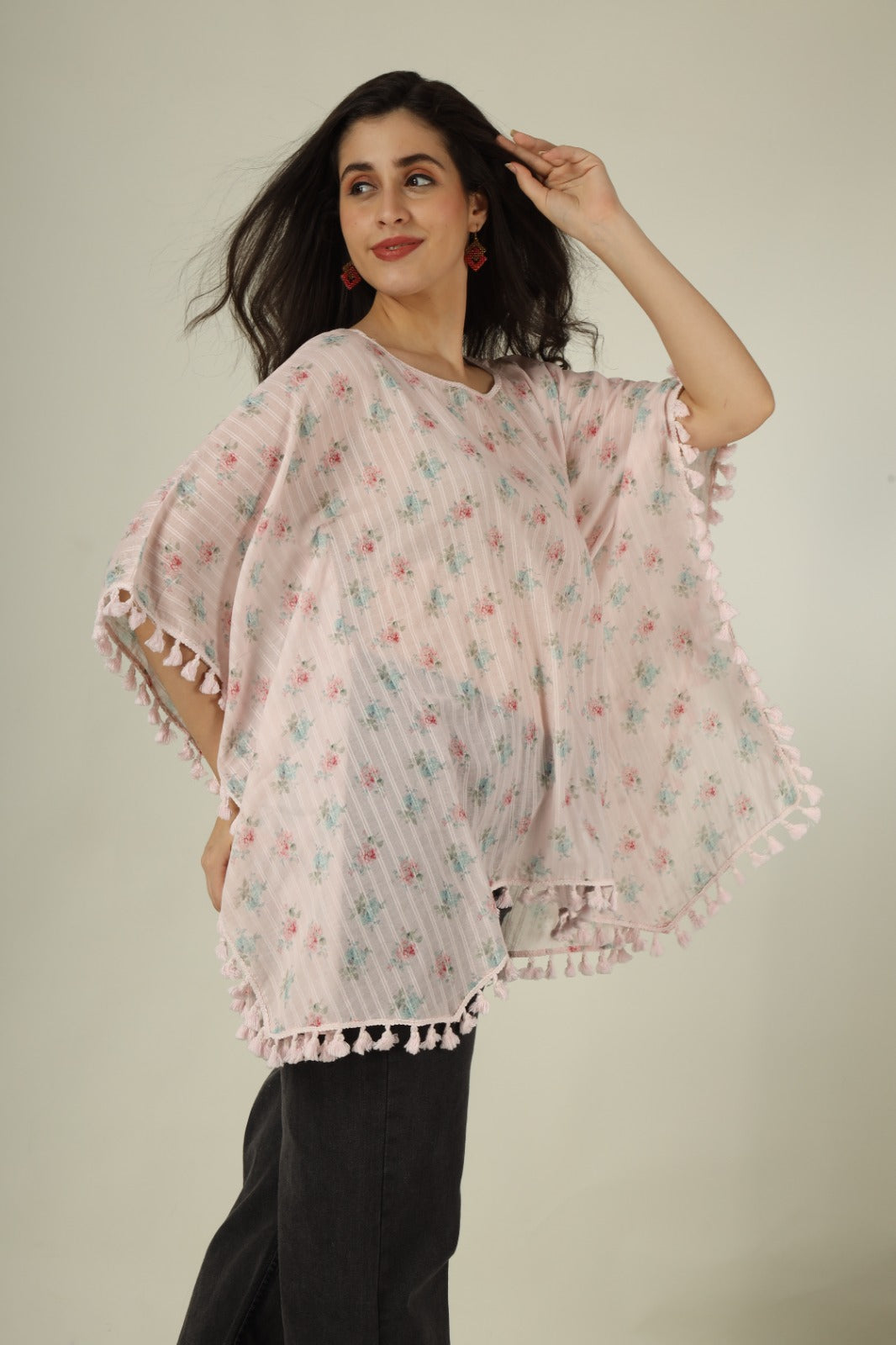 Floral Printed Kaftan