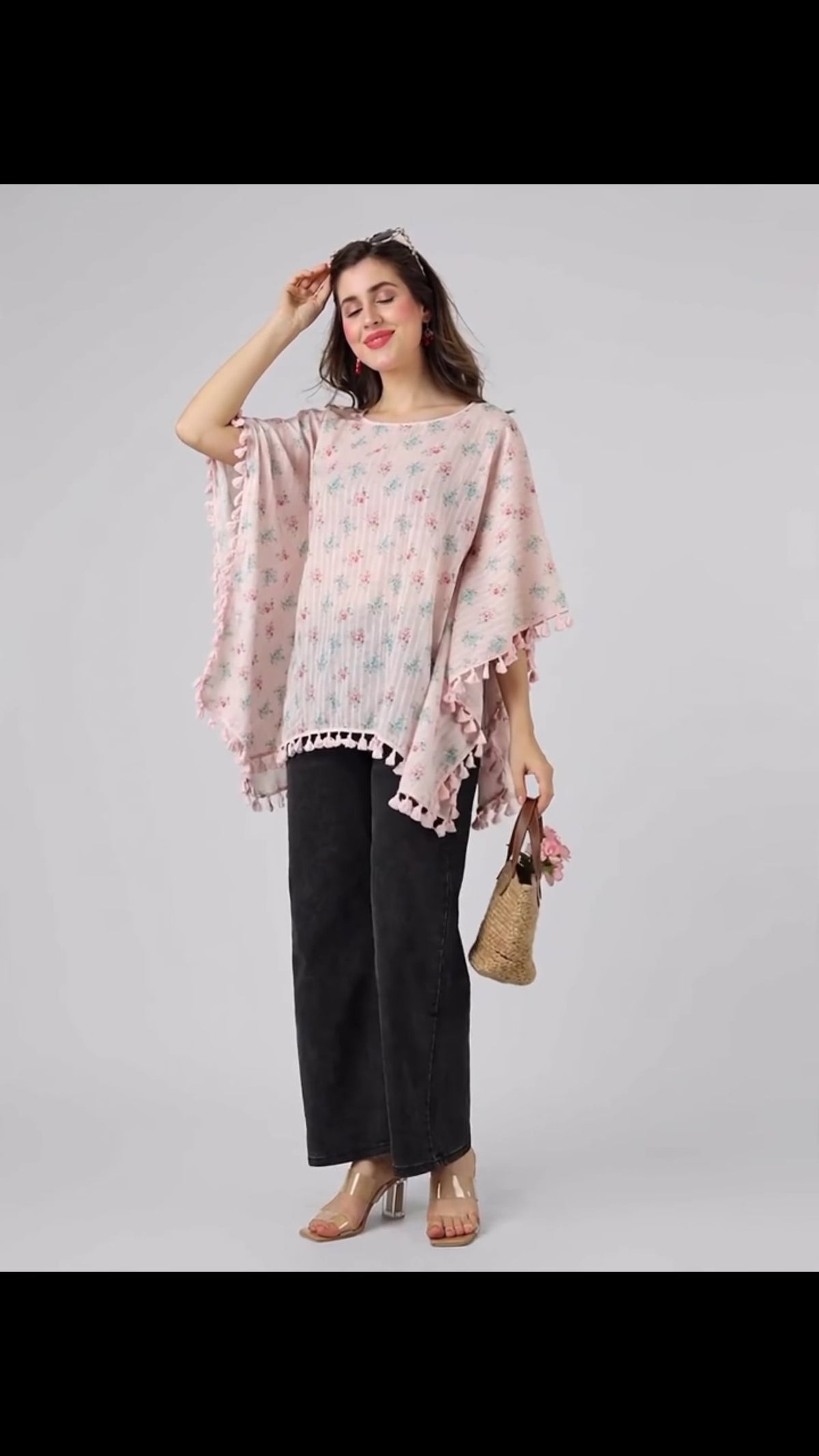 Floral Printed Kaftan